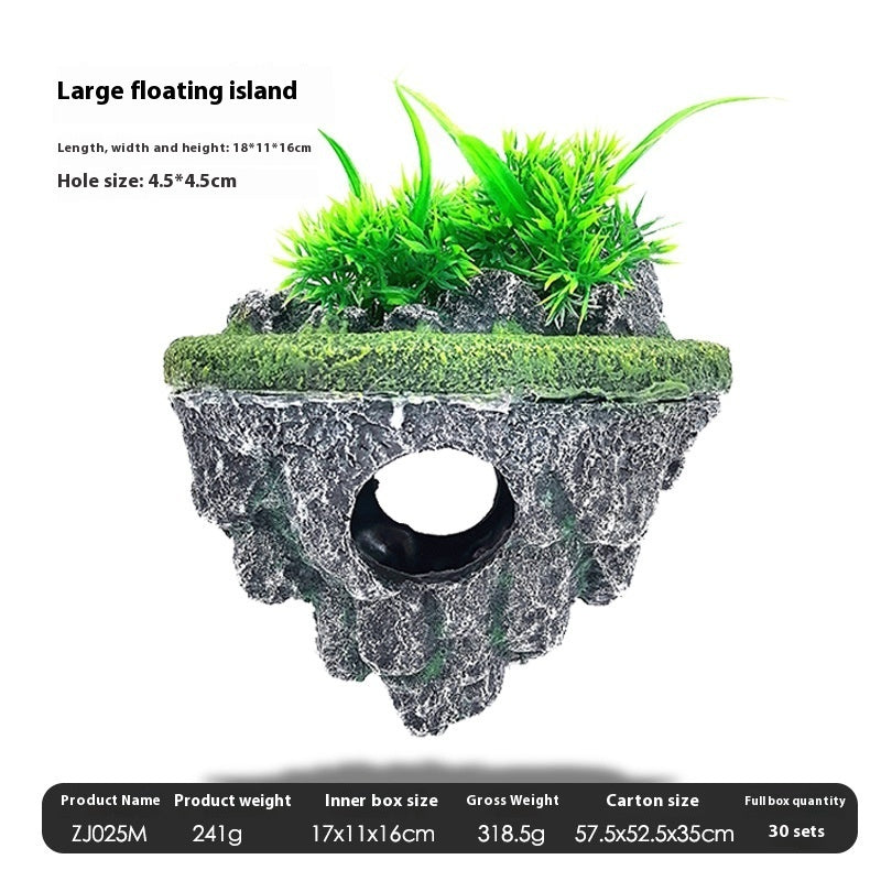 Fish Tank Suspended Stone Floating Ornaments