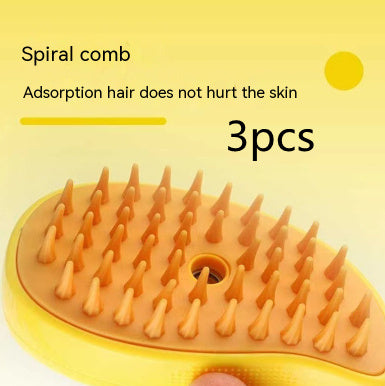 3 In 1 Cat Dog Steam Brush Electric Spray Massage Grooming Comb