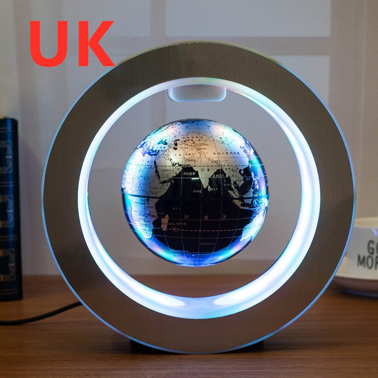 LED World Map Floating Globe Light