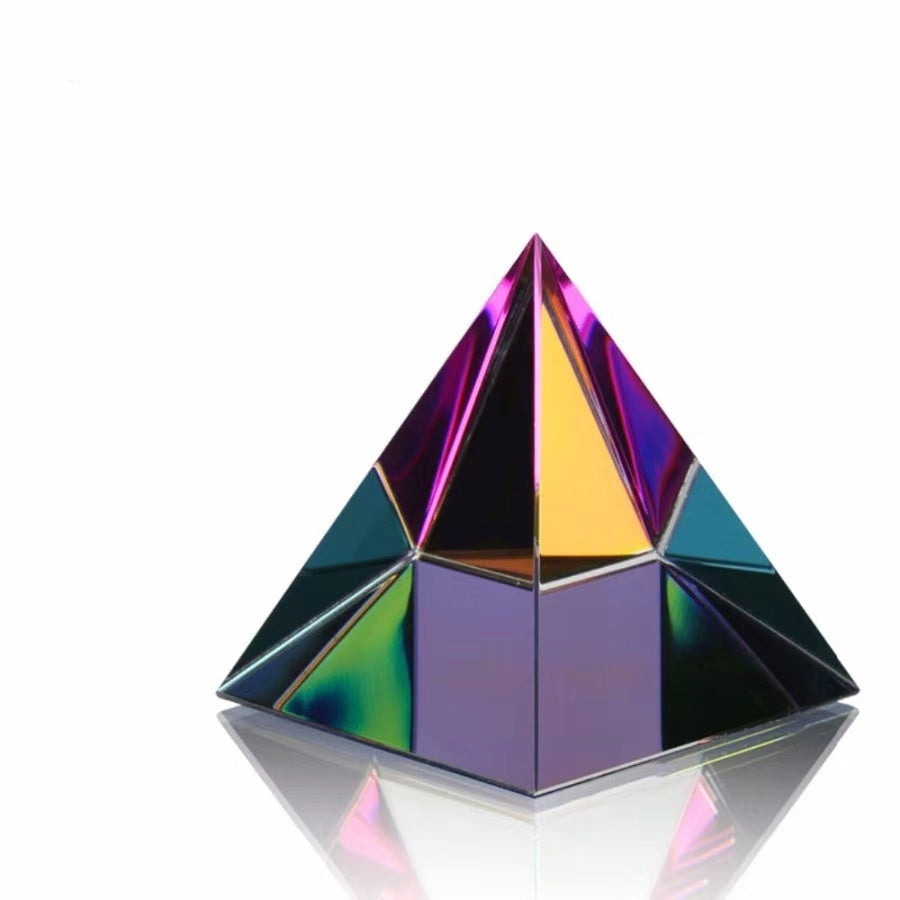 Pyramid Rainbow for Desk ornament