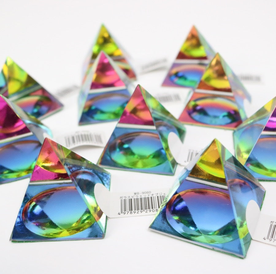 Pyramid Rainbow for Desk ornament