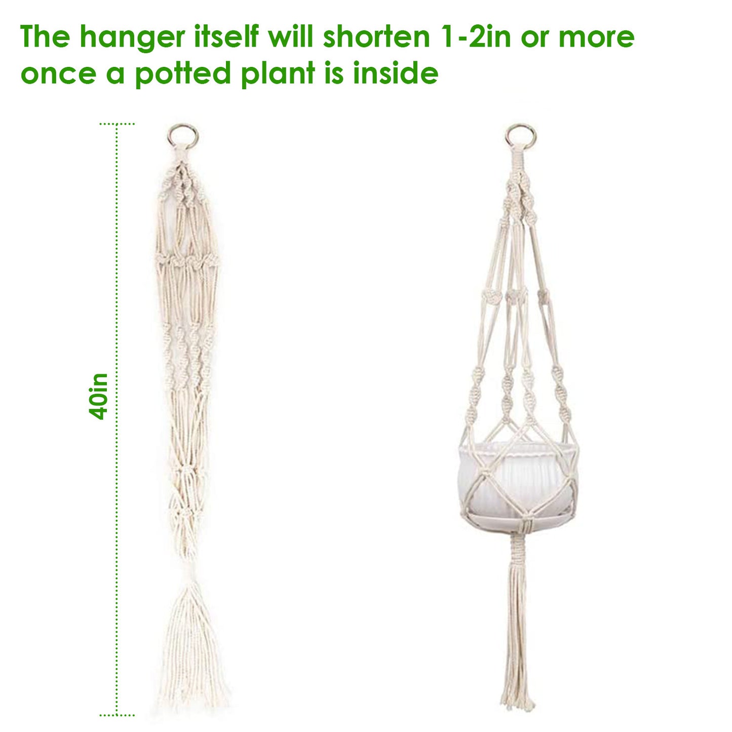 2Pcs Plant Hanger Flowerpot