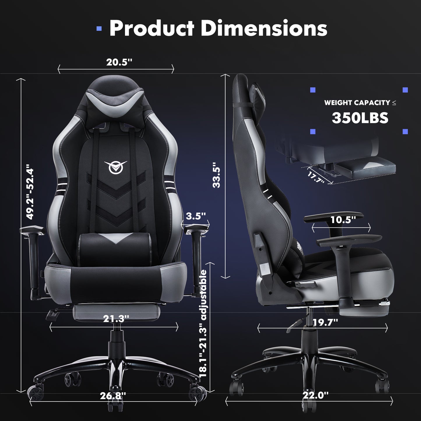 Comfortable Gaming Racing Bucket Seat