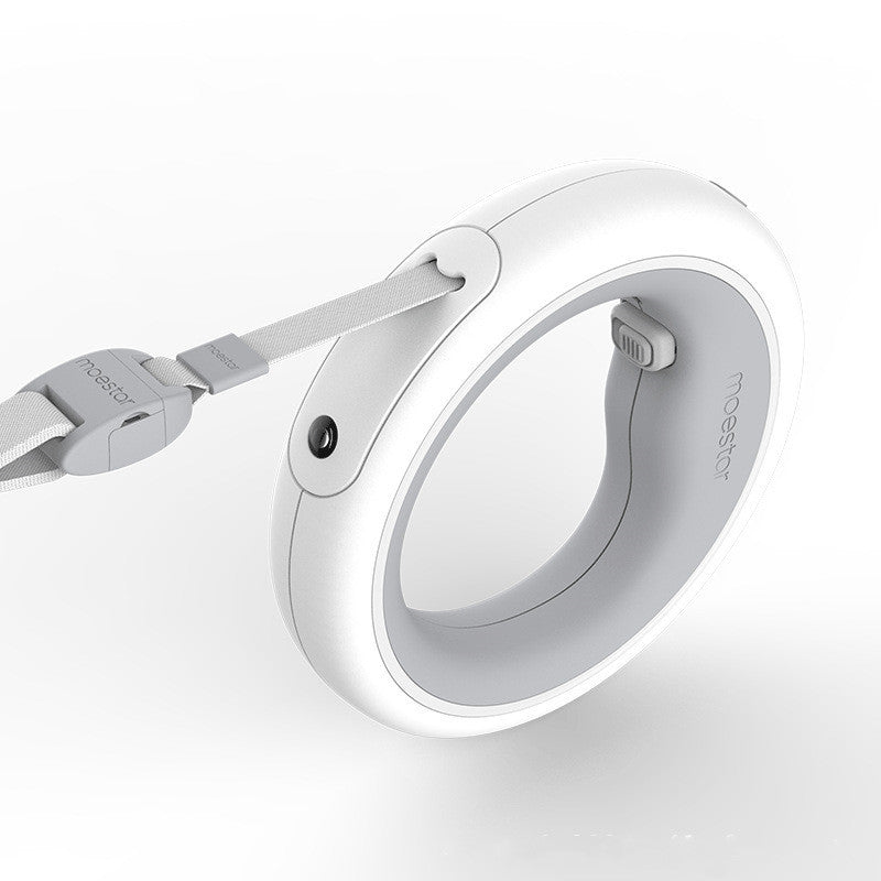 Circle Dog Leash, with nightlight for night dog walk