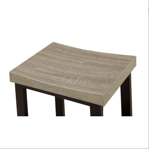 5 Pc Counter Chairs and Table in Black Gray