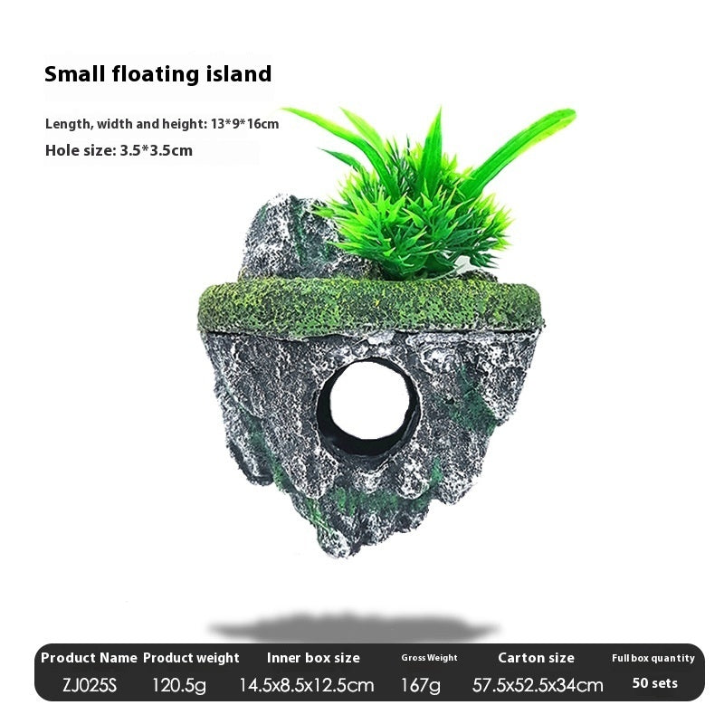 Fish Tank Suspended Stone Floating Ornaments