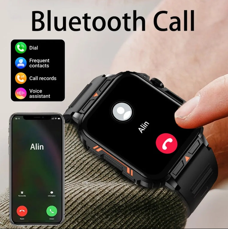 L81 Outdoor Fitness Tracker Smartwatch Men For IOS Android