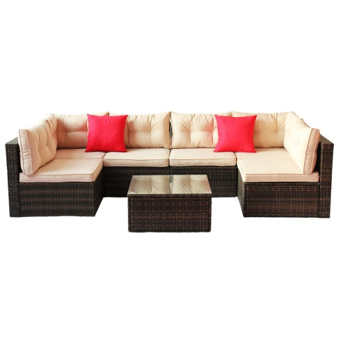 Patio Garden Furniture Corner Sofa Set