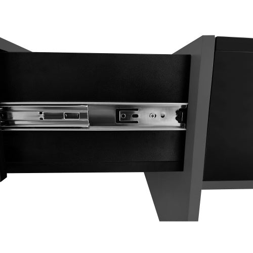 Sleek Coffee Table With 4 Hidden Storage Compartments