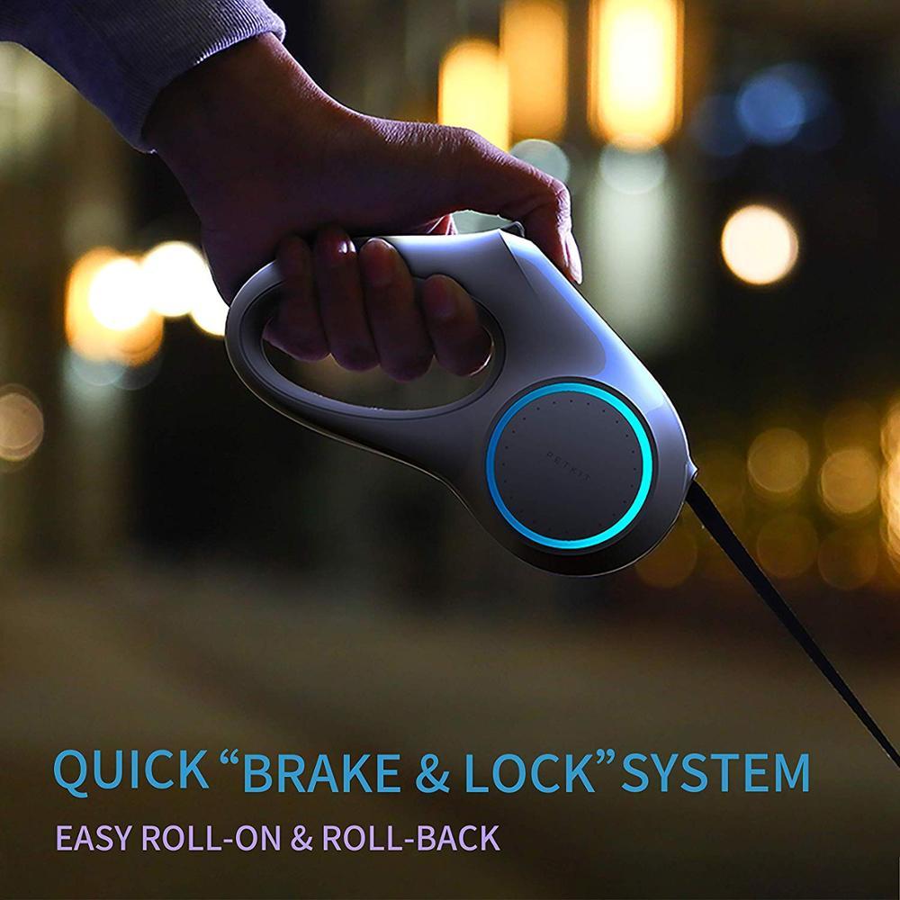 Retractable Dog Leash LED Light for nightime