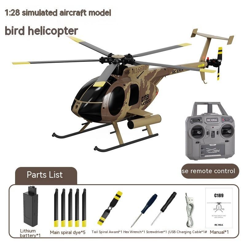 RC-E Helicopter C189 with radar sensor 6 axis stability control