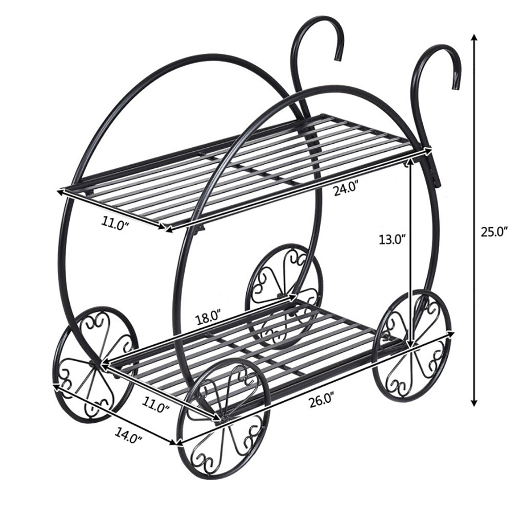 Outdoor Gardening and Plant Cart