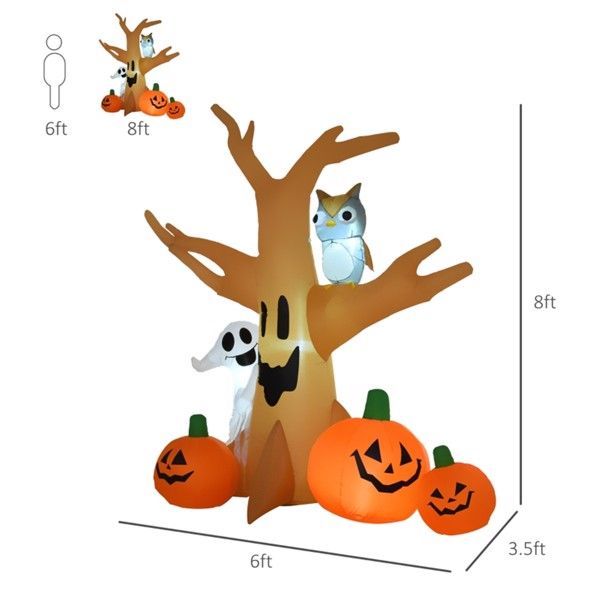 Spooky Forest tree Halloween Decoration