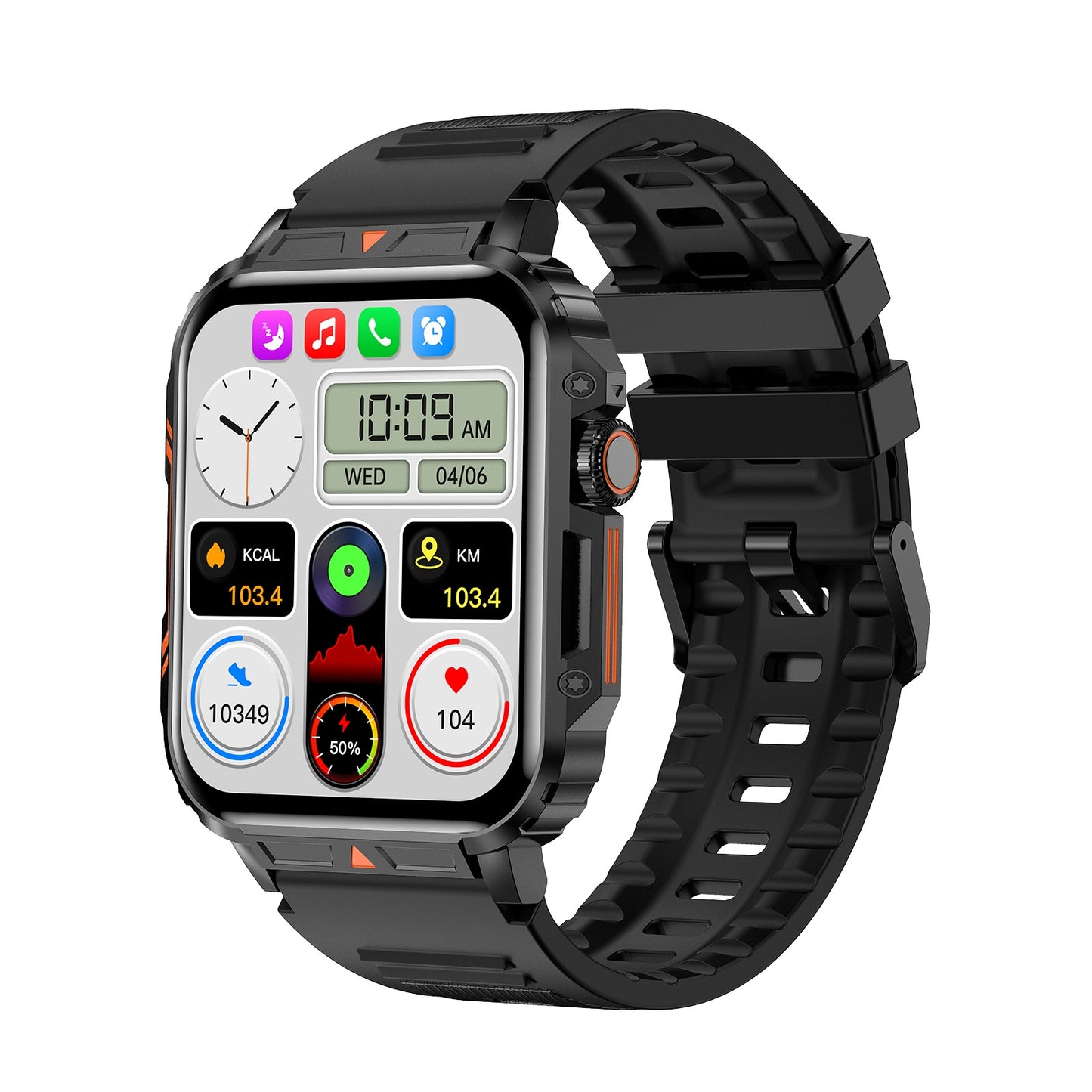 L81 Outdoor Fitness Tracker Smartwatch Men For IOS Android