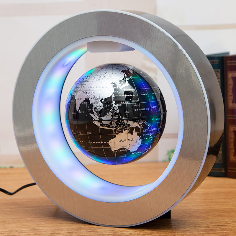 LED World Map Floating Globe Light
