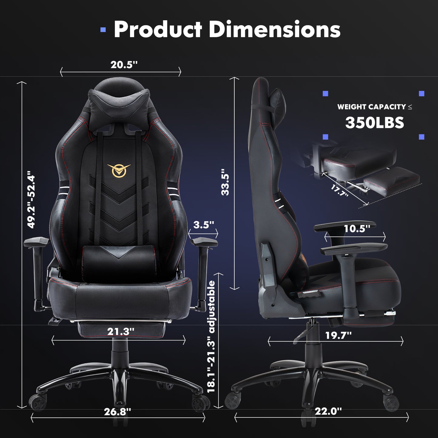 Comfortable Gaming Racing Bucket Seat
