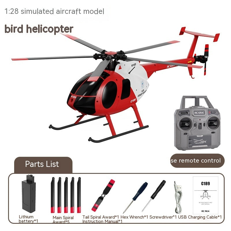 RC-E Helicopter C189 with radar sensor 6 axis stability control