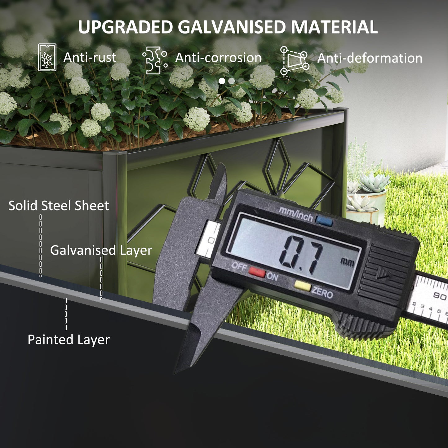 Traditional Chicago Outdoor Decorative Planter
