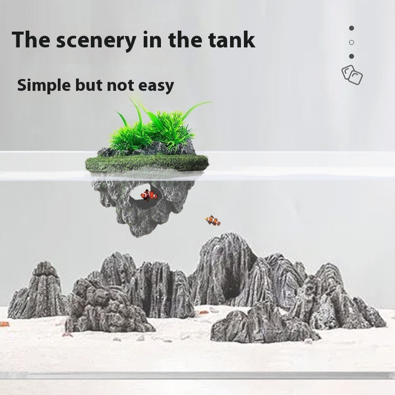 Fish Tank Suspended Stone Floating Ornaments