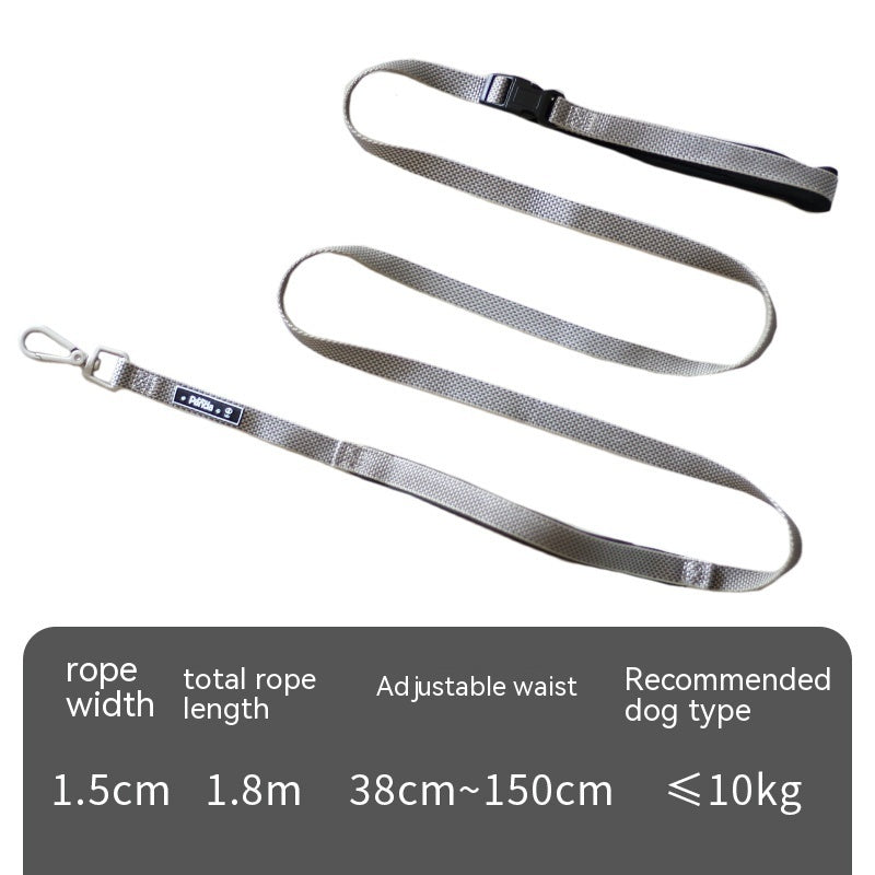 1.8m Long Dog Leash Multifunctional Hands Free Running