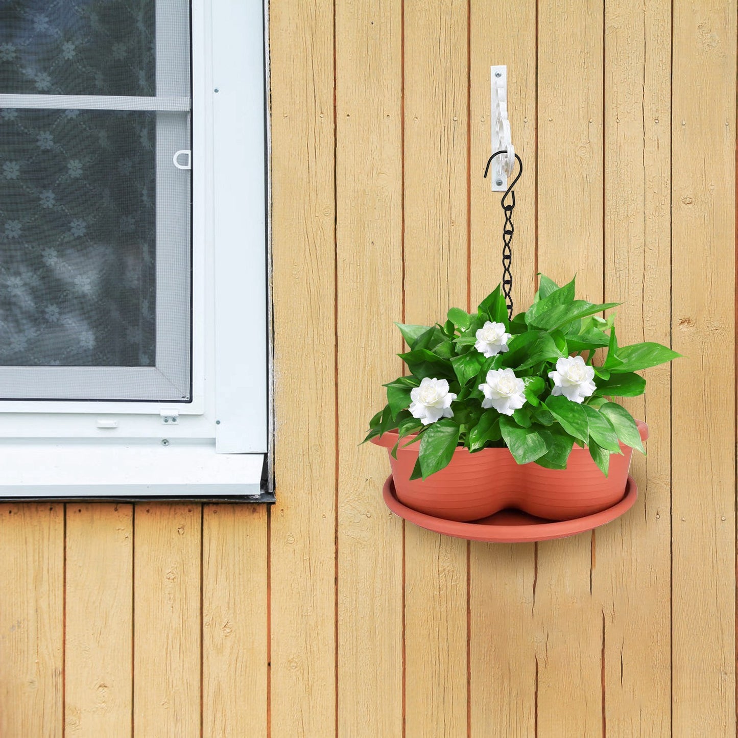 1Pc 5 Planters Garden Tower Planter Outdoor