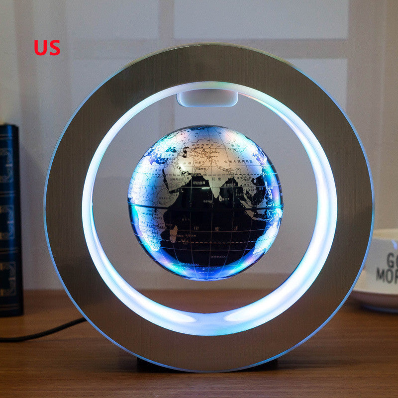 LED World Map Floating Globe Light