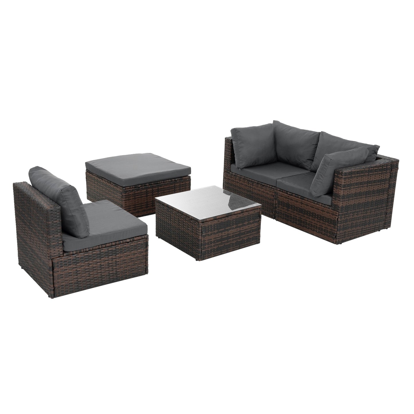 Weather Resistant Patio Furniture with Coffee Table