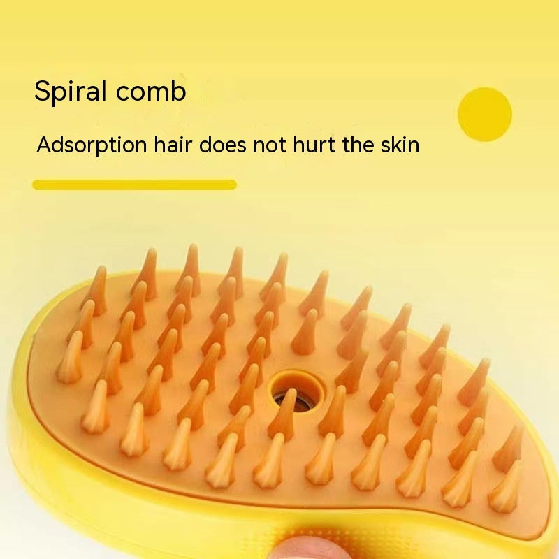 3 In 1 Cat Dog Steam Brush Electric Spray Massage Grooming Comb