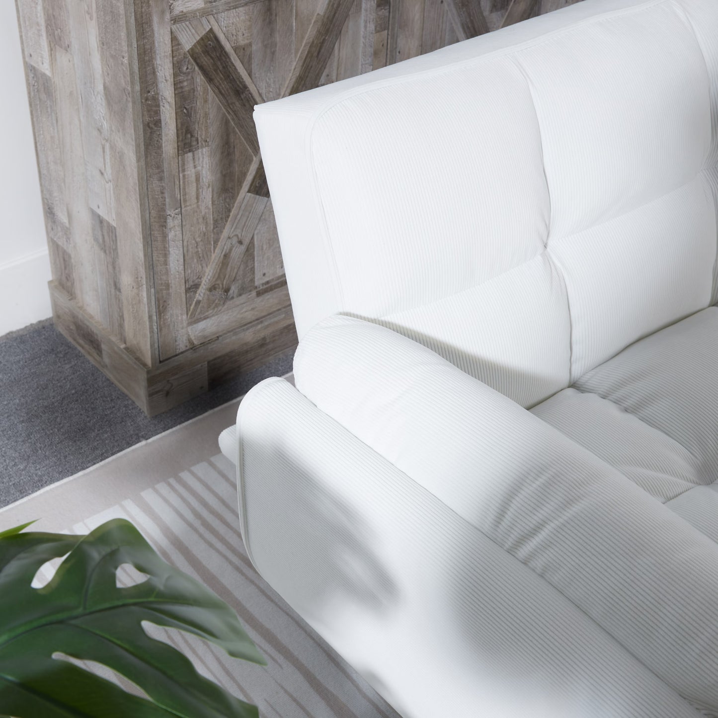 Corduroy Sofa Becomes Sofa Bed