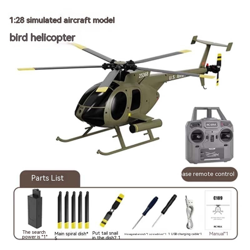 RC-E Helicopter C189 with radar sensor 6 axis stability control