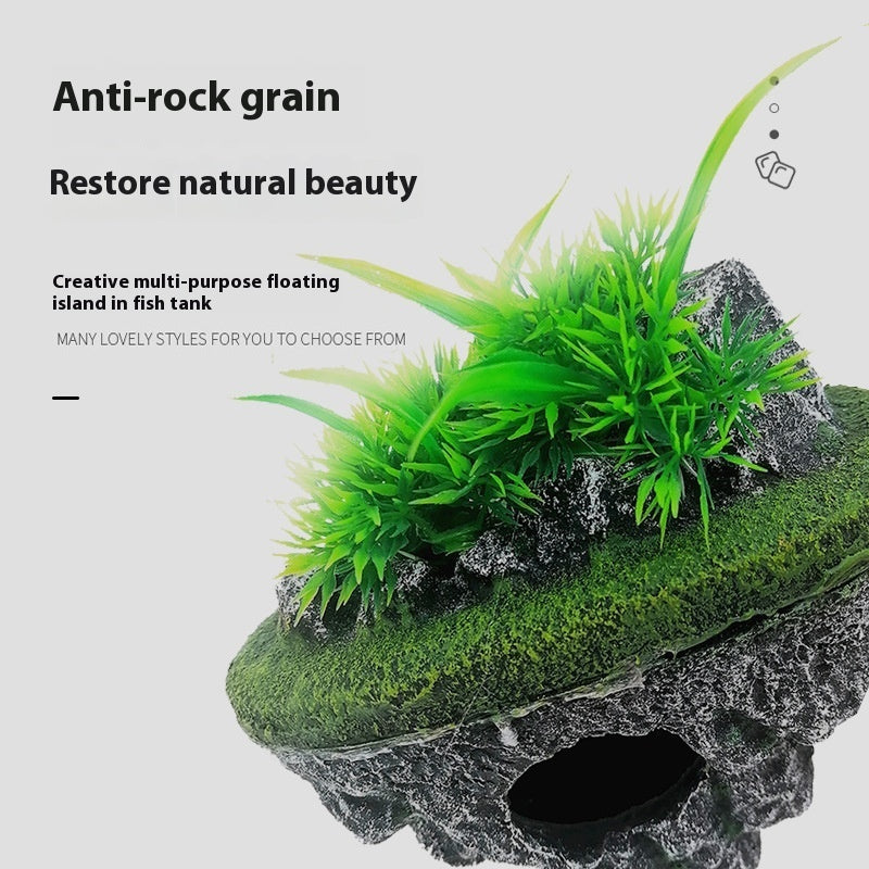 Fish Tank Suspended Stone Floating Ornaments