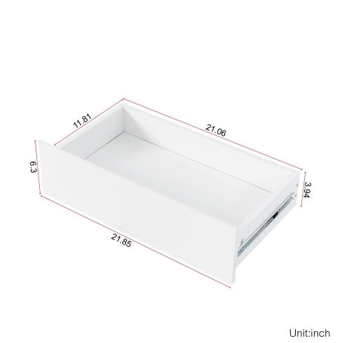 Kitchen Freestanding Pantry Cabinets Cupboard With 4 Doors, 4 Drawers & Microwave Shelf, White