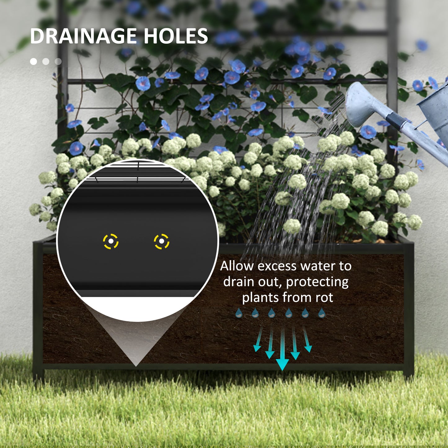 Traditional Chicago Outdoor Decorative Planter