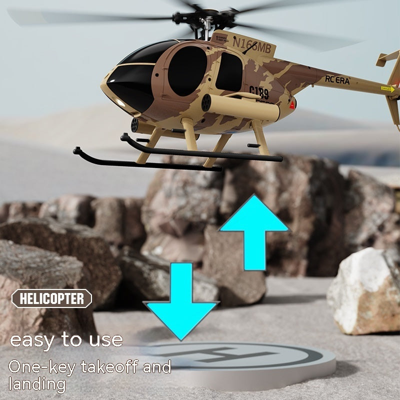 RC-E Helicopter C189 with radar sensor 6 axis stability control