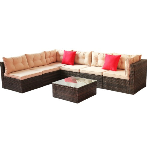 Patio Garden Furniture Corner Sofa Set