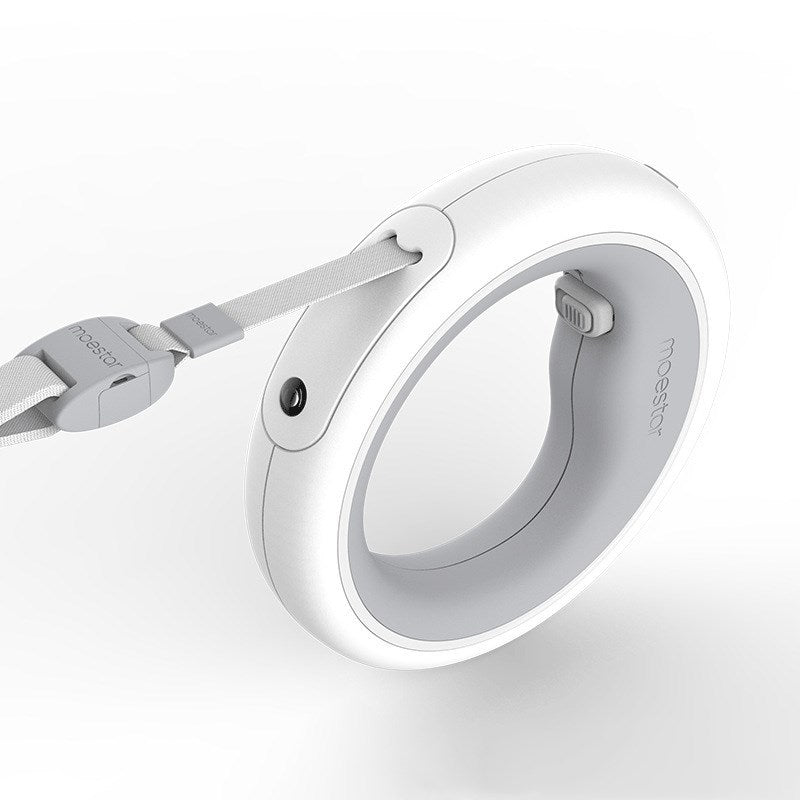 Circle dog leash with LED ring, 3m, tough and comfortable for dog walk