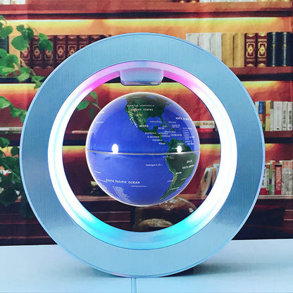 LED World Map Floating Globe Light