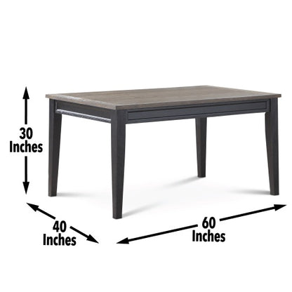 7pc Dining Set Cottage Table Design
