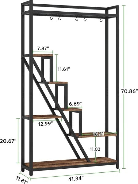 Outdoor Plant Stand for 10 Plants