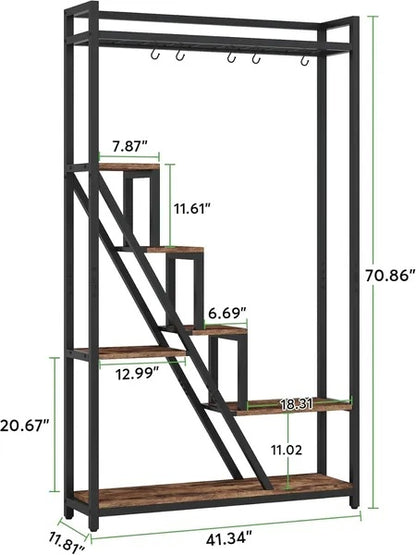 Outdoor Plant Stand for 10 Plants
