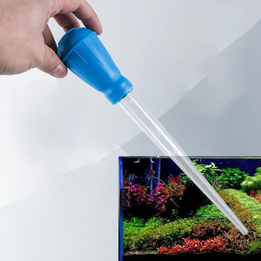 Fish tank suction baster