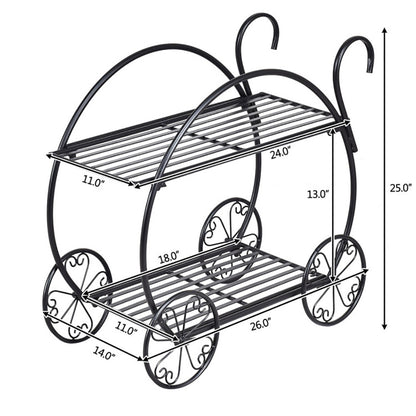 Outdoor Gardening and Plant Cart