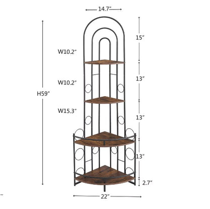 Chic Metal Frame Corner Piece for kitchen dining room bedroom