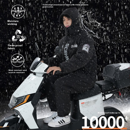 S/M/L Durable Winter Outdoors Cold-proof Cycling One-piece Clothes