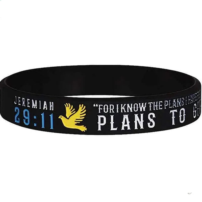 Bible Verse Silicon Wristband
