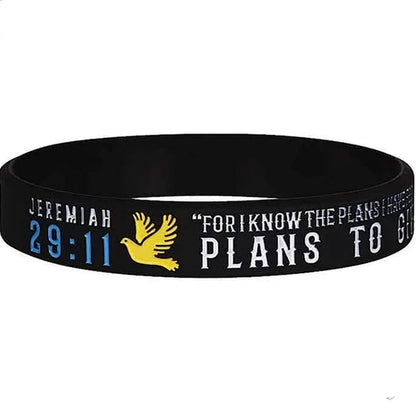 Bible Verse Silicon Wristband
