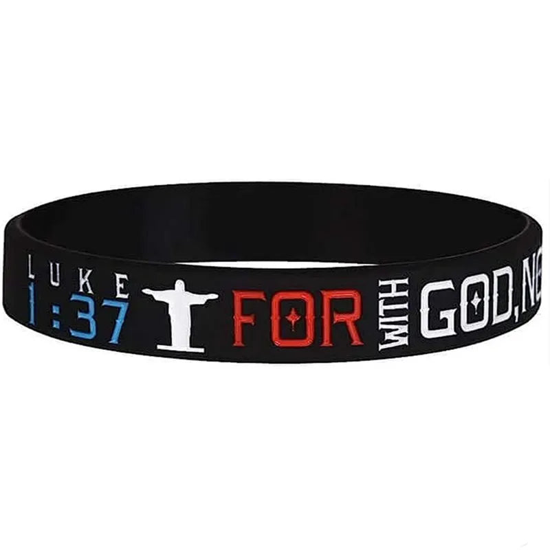 Bible Verse Silicon Wristband