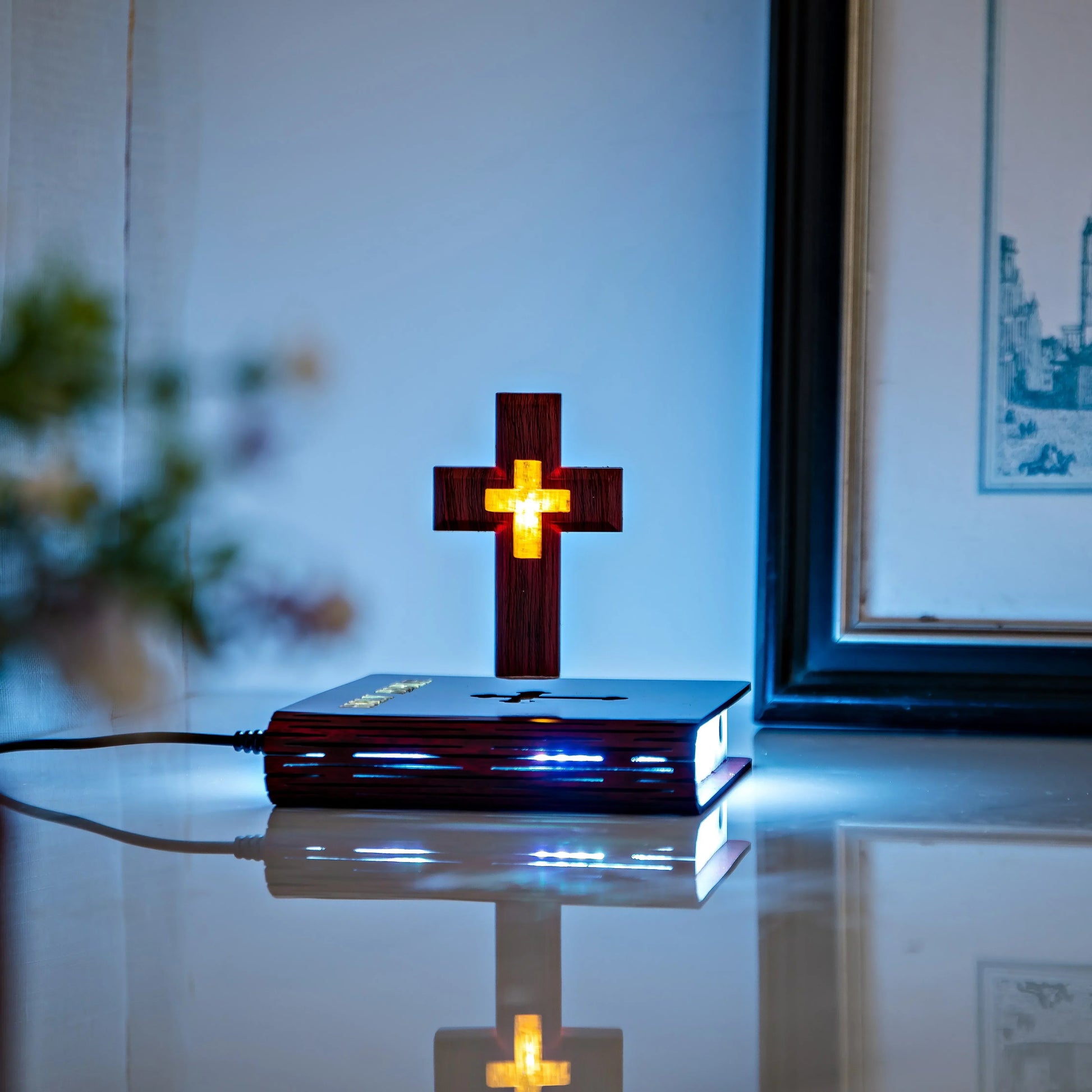 Magnetically Levitating Cross
