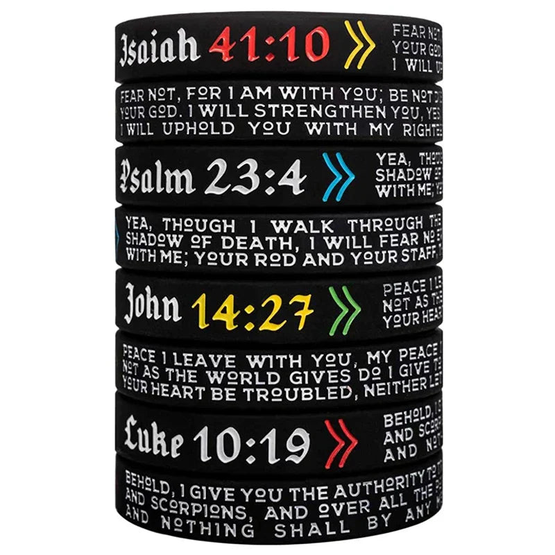 Bible Verse SIlicone Wristband