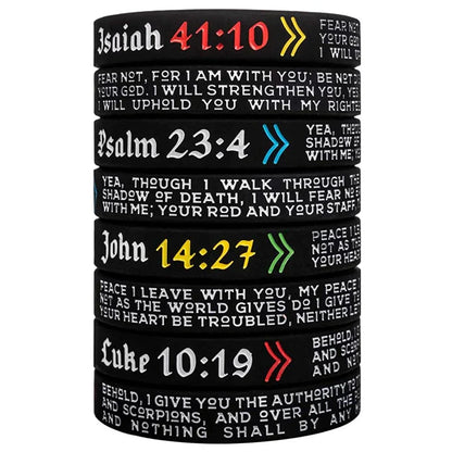 Bible Verse SIlicone Wristband